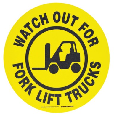 FLOOR SAFETY SIGN  B-534  17IN DIAMETER-BRADY WORLDWIDE-262-104501