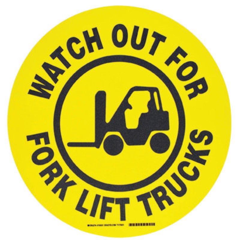 FLOOR SAFETY SIGN  B-534  17IN DIAMETER-BRADY WORLDWIDE-262-104501