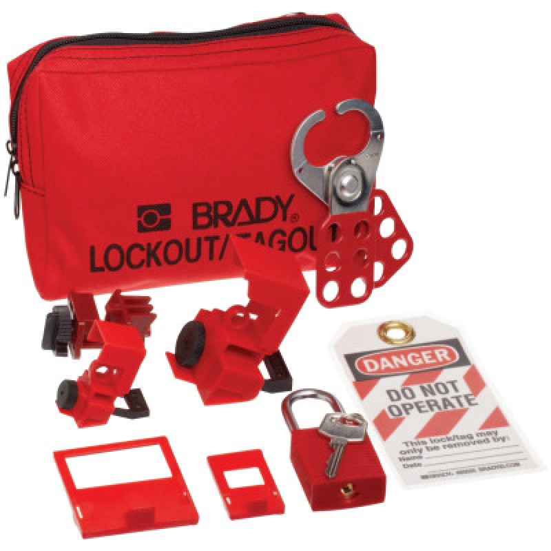 BREAKER LOCKOUT SAMPLERTOOLBOX KIT-BRADY WORLDWIDE-262-105967