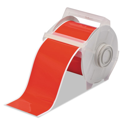 GLOBALMARKTAPE  B-595  4IN X 100FT  RED-BRADY WORLDWIDE-262-113119