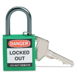 COMPACT SAFETY PADLOCK GREEN-BRADY WORLDWIDE-262-143152