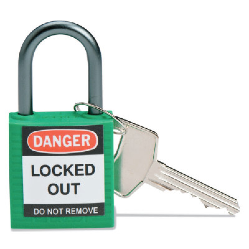 COMPACT SAFETY PADLOCK GREEN-BRADY WORLDWIDE-262-143152