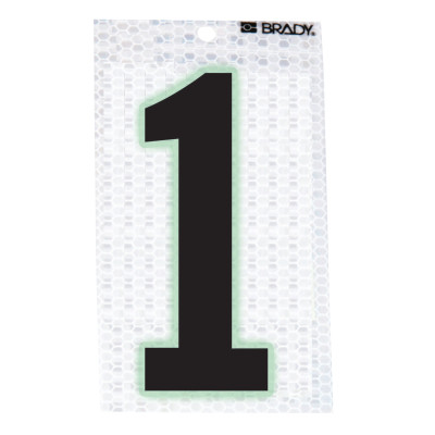 BRADY 3 IN SELF ADHESIVENUMBER 1 10/PACK-BRADY WORLDWIDE-262-3010-1