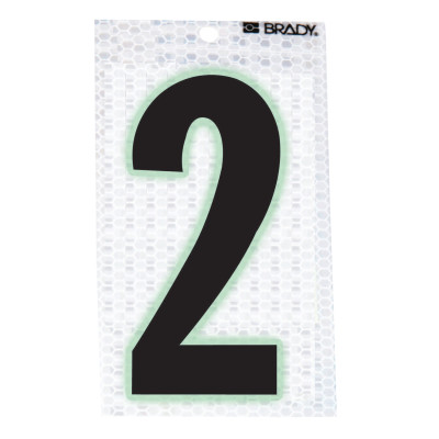 BRADY 3 IN SELF ADHESIVENUMBER 2 10/PACK-BRADY WORLDWIDE-262-3010-2