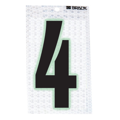 BRADY 3 IN SELF ADHESIVENUMBER 4 10/PACK-BRADY WORLDWIDE-262-3010-4