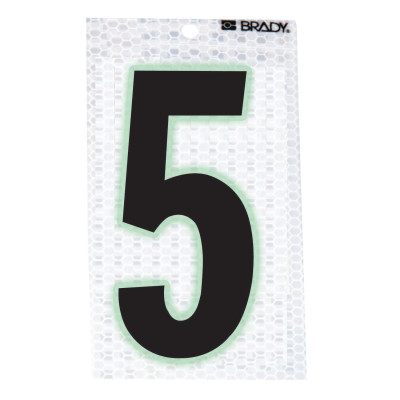 BRADY 3 IN SELF ADHESIVENUMBER 5 10/PACK-BRADY WORLDWIDE-262-3010-5