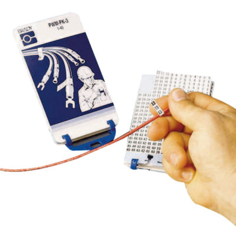 PORTA-PACK WIRE MARKERS LEGEND: A-Z 0-15 + - /-BRADY WORLDWIDE-262-31202