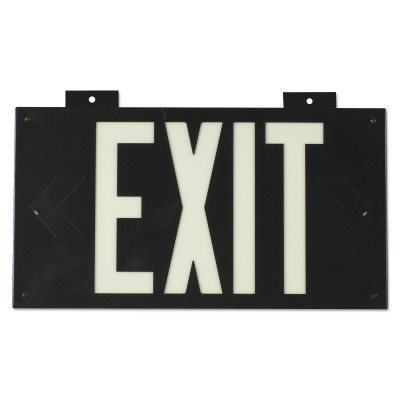 BRADYGLO HIGH PERFORMANCE PHOTOLUM EXIT SIGN-BRADY WORLDWIDE-262-38097