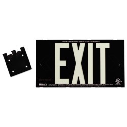 PHOTOLUM EXIT SIGN DOUBLE SIDED W/MOUNT BKT-BRADY WORLDWIDE-262-38098