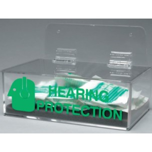 COMPACT EAR PLUG DISPENSER WITH COVER-BRADY WORLDWIDE-262-43520