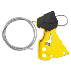 YELLOW CABLE LOCKOUT DEVICE W/6' CABLE-BRADY WORLDWIDE-262-45192