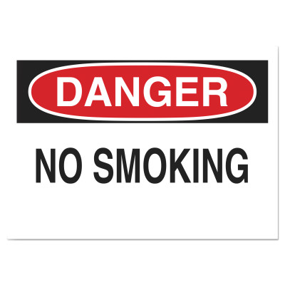 NO SMOKING SIGN  B-302 10IN H X 14IN W-BRADY WORLDWIDE-262-88371