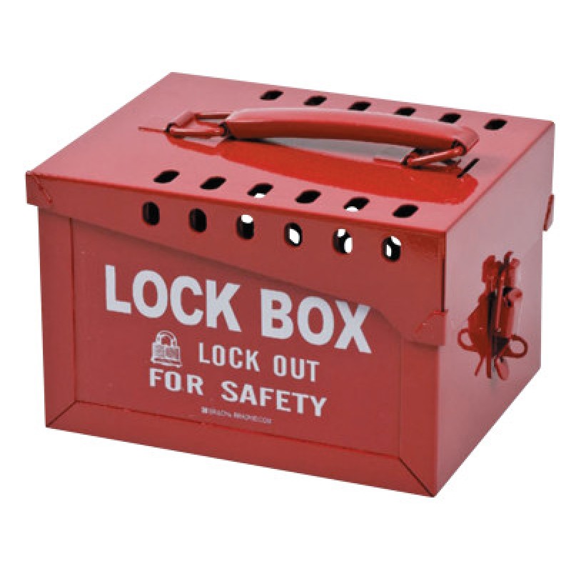 LOCK BOX /LOCKOUT FOR SAFETY RED STEEL-BRADY WORLDWIDE-262-51171
