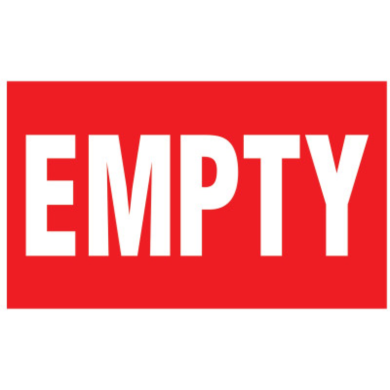 GAS CYLINDER LABELS  3INH X 5IN W-BRADY WORLDWIDE-262-60307