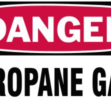 GAS CYLINDER LABELS  3INH X 5IN W-BRADY WORLDWIDE-262-60310