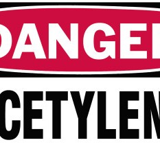 GAS CYLINDER LABELS  3INH X 5IN W-BRADY WORLDWIDE-262-60311