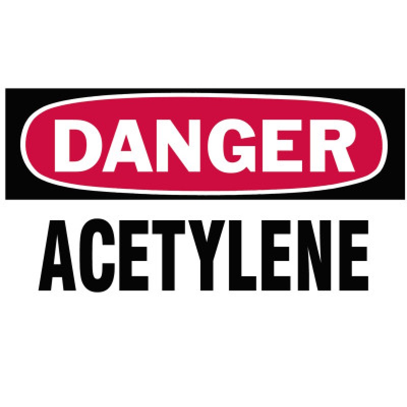 GAS CYLINDER LABELS  3INH X 5IN W-BRADY WORLDWIDE-262-60311