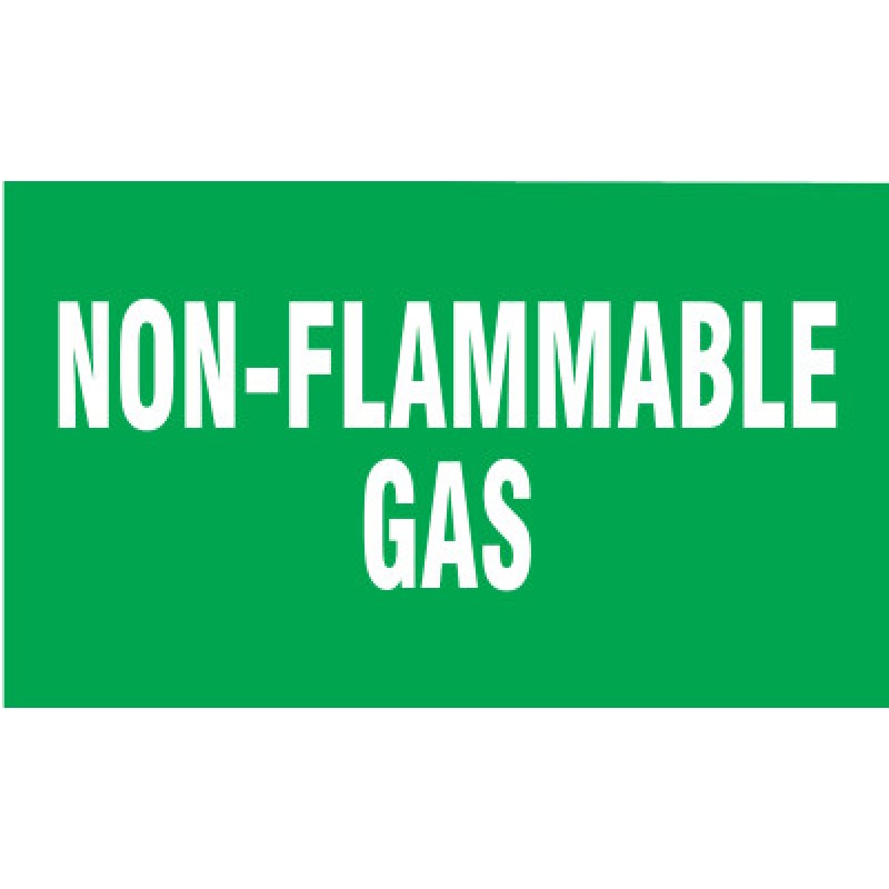 GAS CYLINDER LABELS  3INH X 5IN W-BRADY WORLDWIDE-262-60315