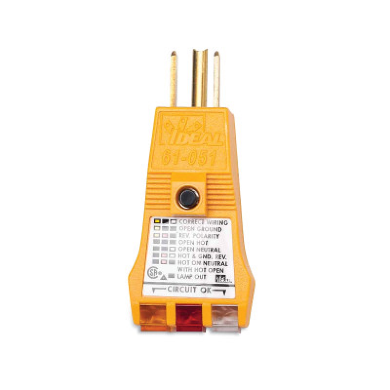 EZ CHECK PLUS GFI CIRCUIT TESTER-BRADY WORLDWIDE-262-65273