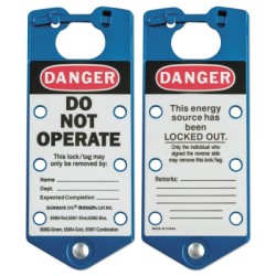 LABELED LOCKOUT HASPS BLUE-BRADY WORLDWIDE-262-65962
