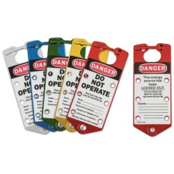 LABELED LOCKOUT HASPS MIXED COLORS-BRADY WORLDWIDE-262-65967