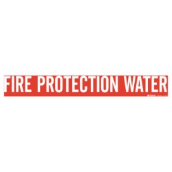SELF-STICKING PIPE MARKER  FIRE PROTECTION WATER-BRADY WORLDWIDE-262-7110-1