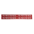 SELF-STICKING PIPE MARKER  FIRE PROTECTION WATER-BRADY WORLDWIDE-262-7110-4