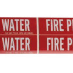 SELF-STICKING PIPE MARKER  FIRE PROTECTION WATER-BRADY WORLDWIDE-262-7110-4