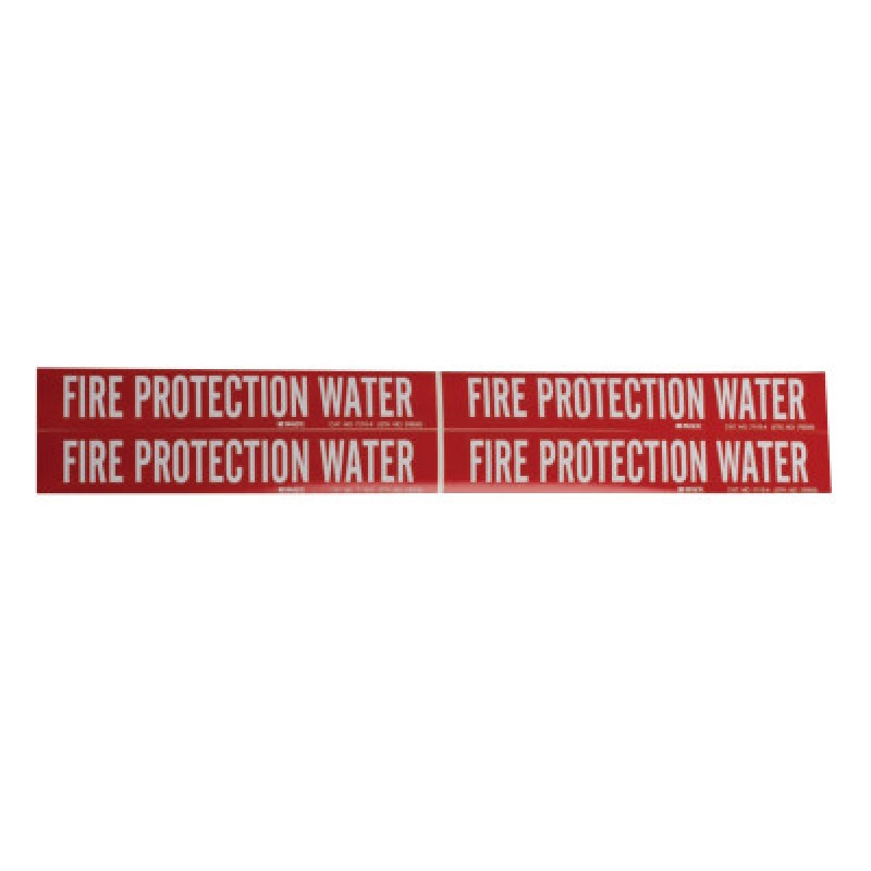 SELF-STICKING PIPE MARKER  FIRE PROTECTION WATER-BRADY WORLDWIDE-262-7110-4
