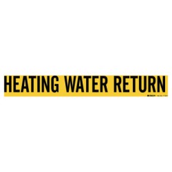 HEATING WATER RETURN SELF STICKING VINYL PIPE MA-BRADY WORLDWIDE-262-7129-1