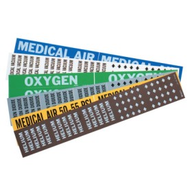 MEDICAL AIR GAS PIPE MARKER FOR 1" TO 2-1/2" PIP-BRADY WORLDWIDE-262-77294