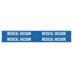 MEDICAL VACUUM GAS PIPEMARKER FOR 1" TO 2-1/2"-BRADY WORLDWIDE-262-90256