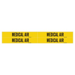 CO2 MEDICAL GAS PIPE MARKER FOR 1"TO 2-1/2" PIPE-BRADY WORLDWIDE-262-90307