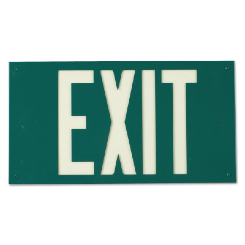 EXIT AND DIRECTIONAL SIGN-BRADY WORLDWIDE-262-90887