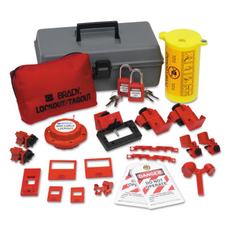 ELECTRICAL LO TOOLBOX W/SAFETY LOCKS-BRADY WORLDWIDE-262-99312