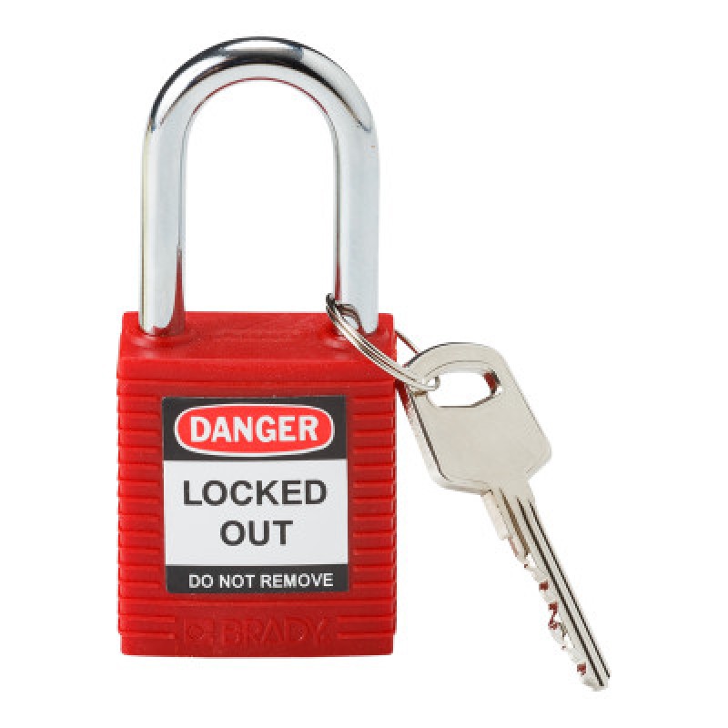 BRADY SAFETY PADLOCKS  RED-BRADY WORLDWIDE-262-99552