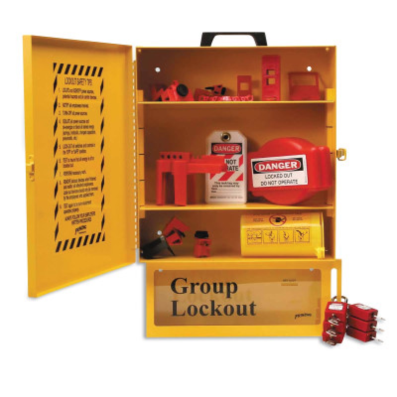 COMBO LO & LOCK BOX STATION W/SAF LOCKS-BRADY WORLDWIDE-262-99709