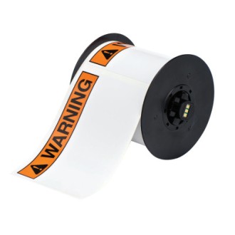 B30- B595- WARNING ANSI-4.00" X 6.00"-BRADY WORLDWIDE-262-B30-25-595-ANSIWA
