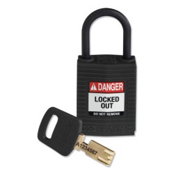 COMP NYLON LOCK BLK 25MMPLASTIC SHKL KD-BRADY WORLDWIDE-262-CPT-BLK-25PL-KD