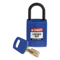 COMP NYLON LOCK BLU 25MMPLASTIC SHKL KD-BRADY WORLDWIDE-262-CPT-BLU-25PL-KD