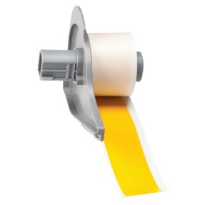 YELLOW INDOOR/OUTDOOR BMP71 TAPE  1IN X 50FT-BRADY WORLDWIDE-262-M71C-1000-595-YL