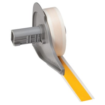 YELLOW INDOOR/OUTDOOR BMP71 TAPE  .500IN X 50FT-BRADY WORLDWIDE-262-M71C-500-595-YL