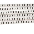 CLIP SLEEVE WIRE MARKERS- LEGEND: 2 - 300/PK-BRADY WORLDWIDE-262-SCN10-2