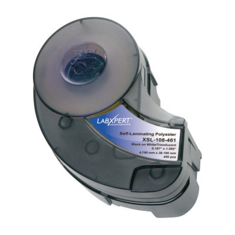 VIAL SIDELBL HI-P B461 .187 X 1.50 X .70 RC-BRADY WORLDWIDE-262-XSL-108-461