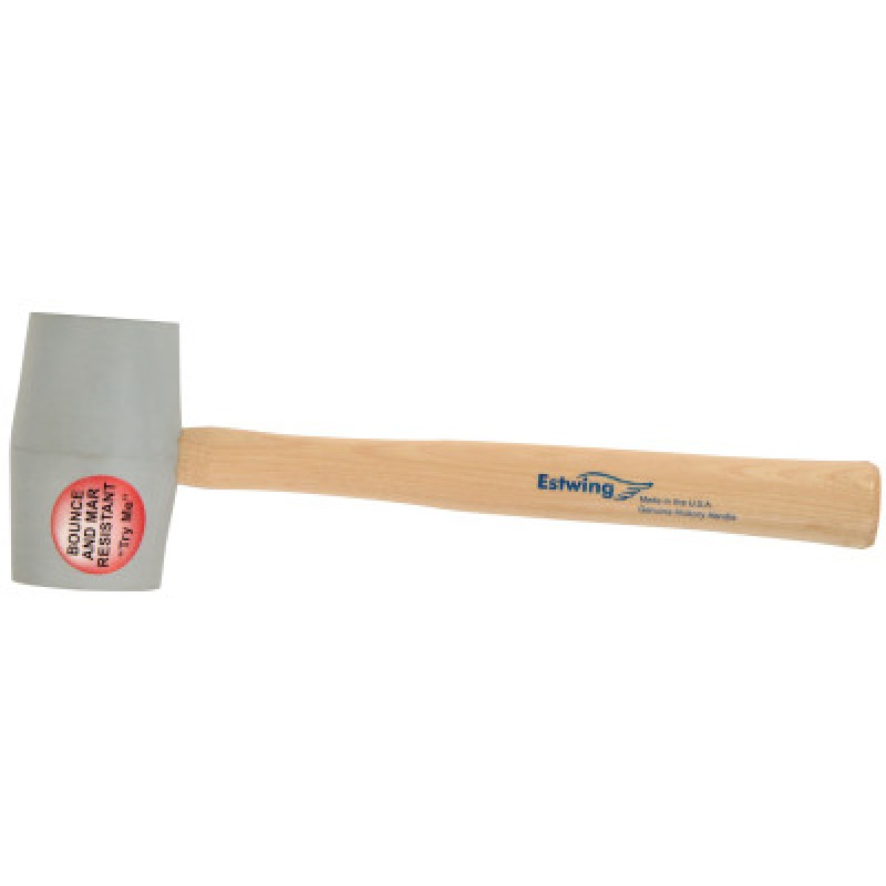 31681 12-OZ. NO-MAR DEADHEAD RUBBER MALLET W/WO-ESTWING MFG COM-268-DH-12N