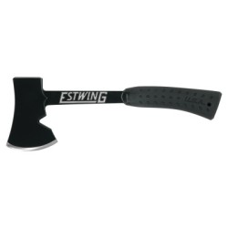 14" BLACK CAMPERS AXE WITH BLACK GRIP-ESTWING MFG COM-268-EB-25A