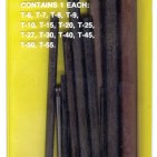 14PC TORX L-KEY SET IN POUCH-EKLIND TOOL COM-269-10914