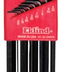 BALL-HEX-L KEY SET - STUBBY 11PC. SET .050"-1/4"-EKLIND TOOL COM-269-13111