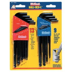 COMBINATION INCH/METRICBALLEND SET-EKLIND TOOL COM-269-13222