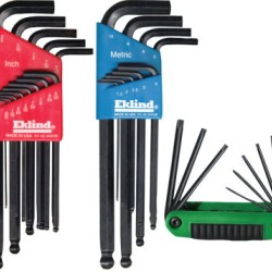 BALL-HEX-L KEY SET COMBOPACK- 13222- 25581-EKLIND TOOL COM-269-13281